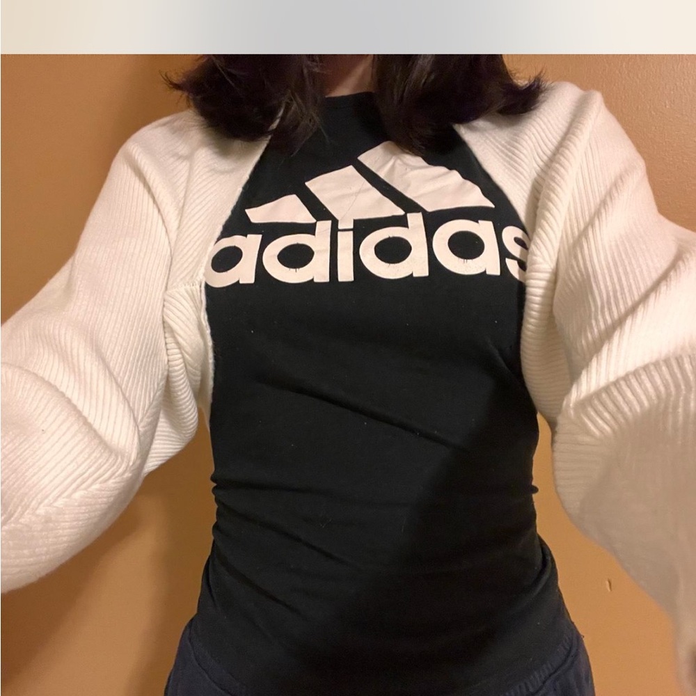 Off White Cute Fall/Winter Shrug (Shirt not included)